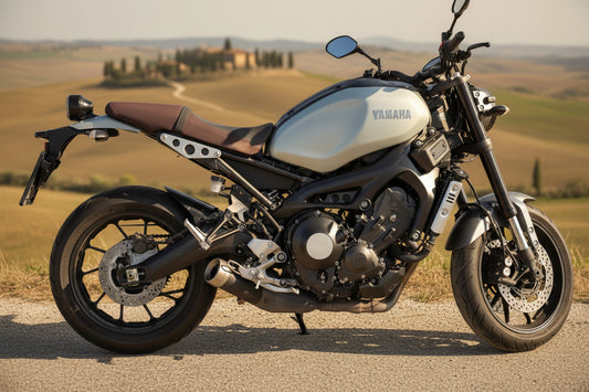 kit  staffe dx e sx abbassamento pedane 8 cm  passeggiero Yamaha  XSR900 e MT09